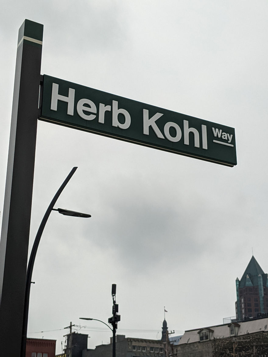 Fiserv Herb Kohl sign.jpg